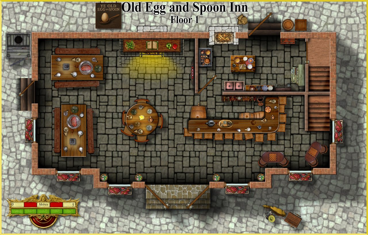 Nibirum Map: old egg and spoon inn by Quenten Walker